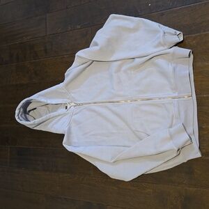 Brandy Melville oversized zippered hoodie